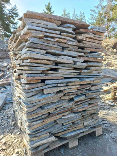 Плитняк златолит серебристый для фасада купить в Оренбургской области