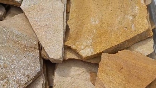 Плитняк златолит жёлтый для цоколя купить в Оренбургской области