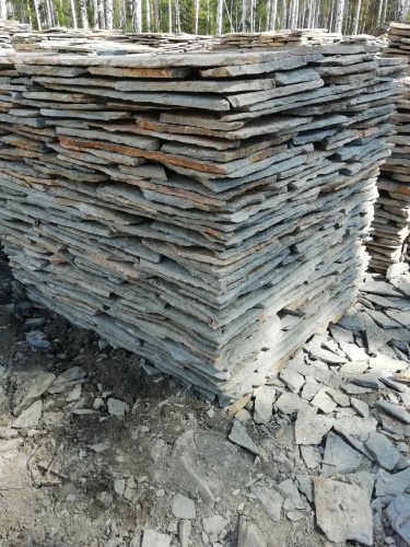 Плитняк златолит Уральский для цоколя, отмостки купить в Оренбургской области