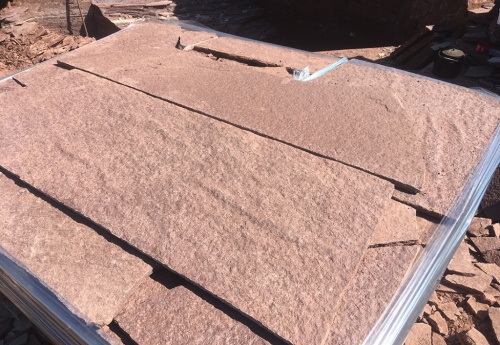 Плитняк лемезит бордовый для ступеней 20-25 мм купить в Оренбургской области